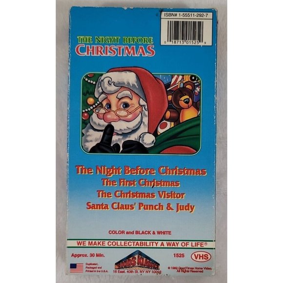 The Night Before Christmas VHS 1992 GoodTimes Home Video Kids Klassics - Picture 2 of 7